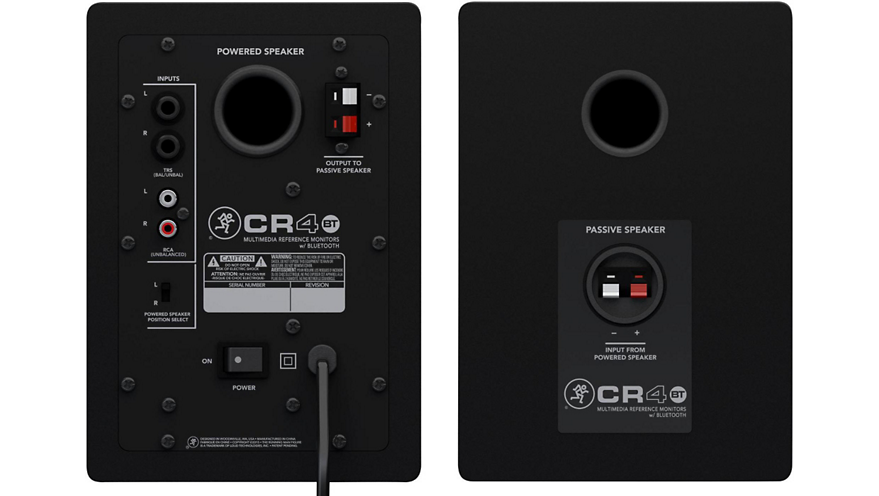 Mackie CR4BT 4 in. Bluetooth Multimedia Monitors - Pair