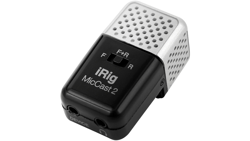 IK Multimedia iRig Mic Cast 2 for iOS, Mac and Select Android Devices