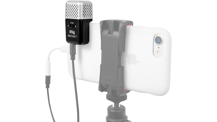 IK Multimedia iRig Mic Cast 2 for iOS, Mac and Select Android Devices