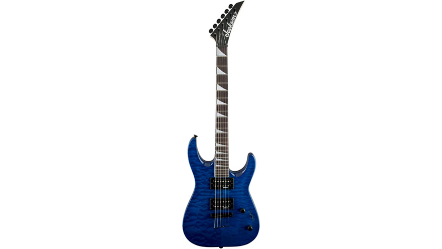 Jackson JS32TQ Dinky DKA, QM Electric Guitar Transparent Blue