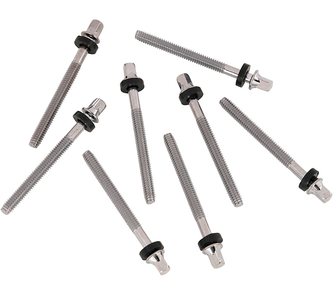 PDP by DW 8-Pack 12-24 Standard Tension Rods w/Nylon Washers 60mm