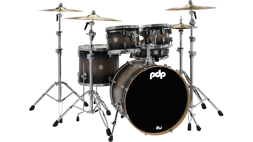 PDP by DW Concept Maple 5-Piece Shell Pack Satin Charcoal Burst
