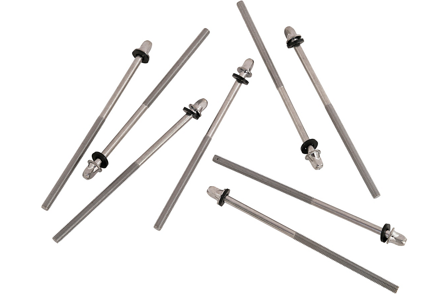 PDP by DW 8-Pack True Pitch Tension Rods w/Nylon Washers 110mm