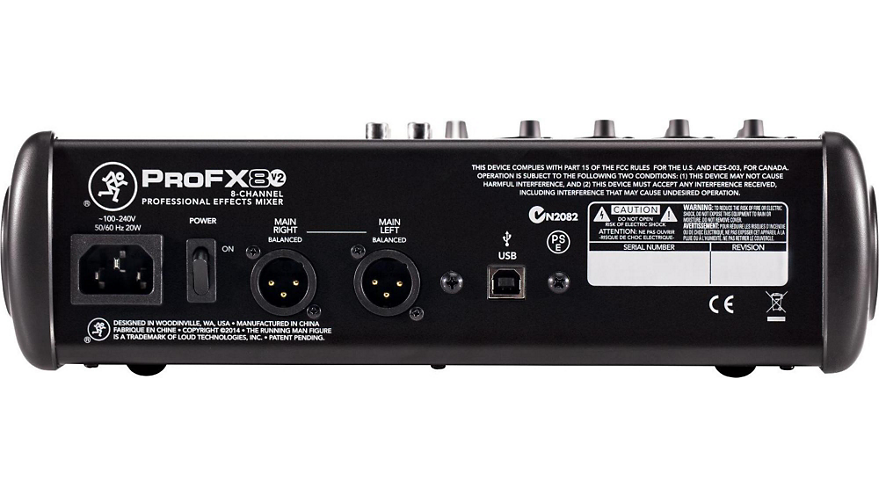 Mackie ProFX8v2 8-Channel Professional FX Mixer with USB