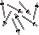 PDP by DW 8-Pack 12-24 Standard Tension Rods w/Nylon Washers 42mm