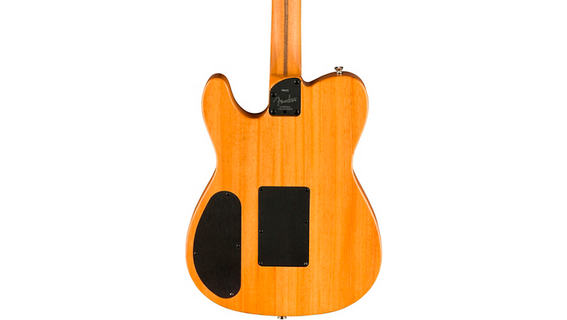 Fender Acoustasonic Telecaster Acoustic-Electric Guitar Black