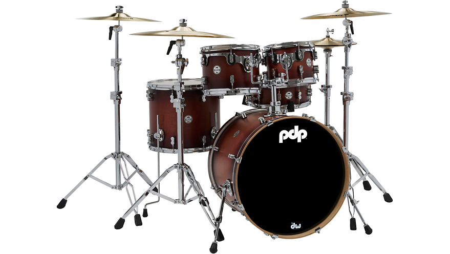 PDP by DW Concept Maple 5-Piece Shell Pack Satin Tobacco Burst