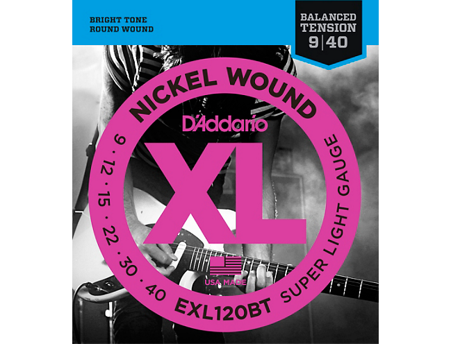 D'Addario EXL120BT Balanced Tension X-Lite Electric Guitar Strings Single-Pack