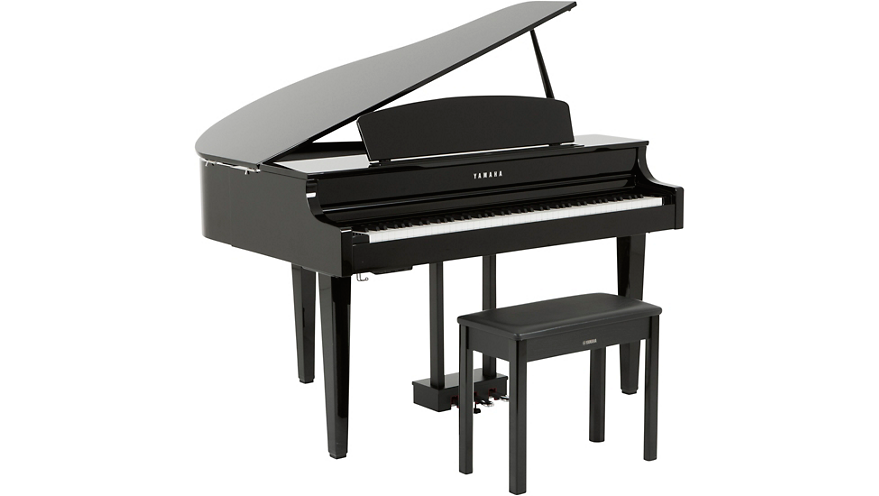 Yamaha Clavinova CLP665 Digital Grand Piano with Bench Polished Ebony