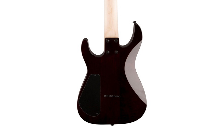 Jackson JS32-7 Dinky DKA QM 7-String Electric Guitar Tobacco Burst