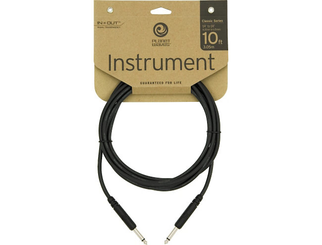 D'Addario Planet Waves Classic Instrument Cable Straight-Straight 10 ft.