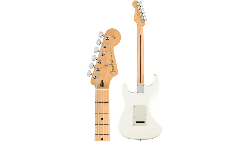Fender Player Stratocaster HSS Maple Fingerboard Electric Guitar Polar White