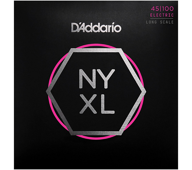 D'Addario NYXL45100 Gauge NPS Long-Scale Bass Strings