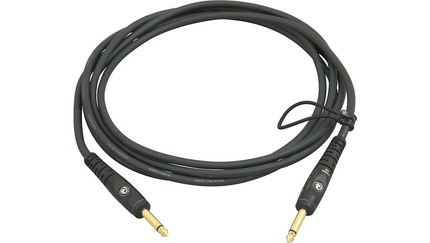 D'Addario Planet Waves Gold-Plated 1/4" Straight Instrument Cable 10 ft.