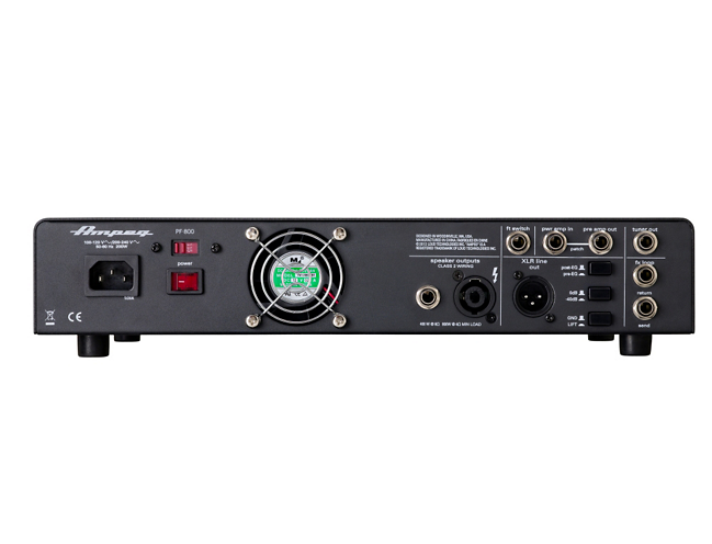 Ampeg Portaflex PF800 800W Class-D Bass Amp Head Black