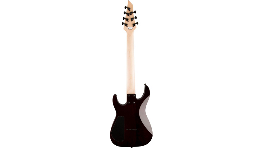 Jackson JS32-7 Dinky DKA QM 7-String Electric Guitar Tobacco Burst