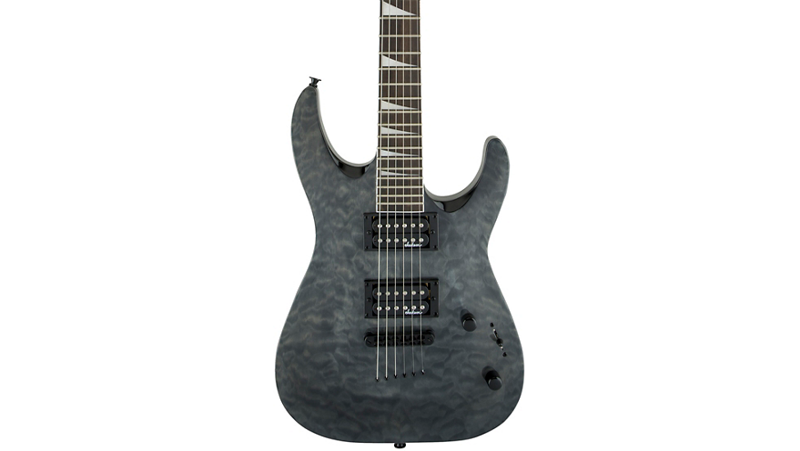 Jackson JS32TQ Dinky DKA Quilt Maple Top Electric Guitar Transparent Black
