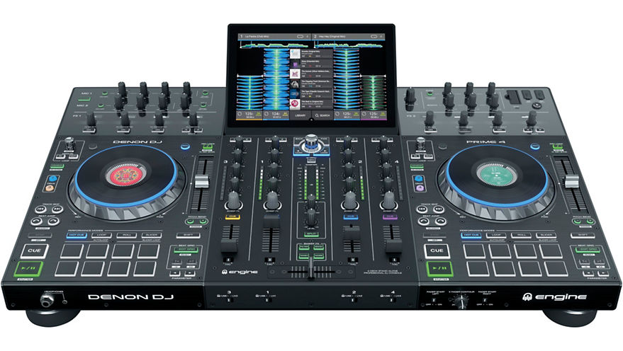 Denon Prime 4 Professional 4-Channel DJ Controller