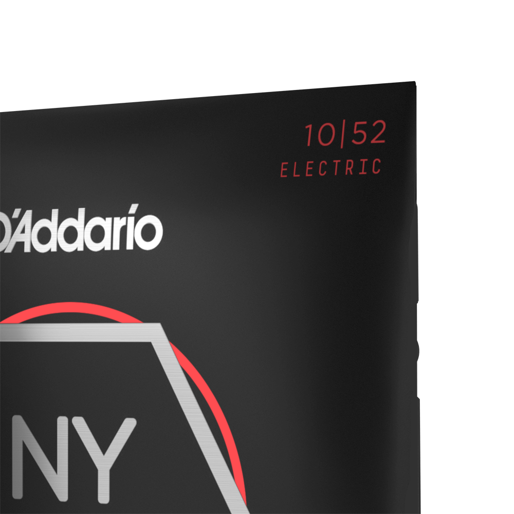 D'Addario NYXL Nickel Wound 10-52 Light Top/Heavy Bottom Electric Guitar Strings