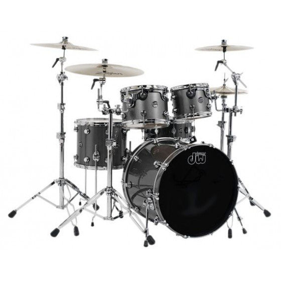 DW Performance Series 5PC 8-Ply Maple Shell Pack - Charcoal Metallic