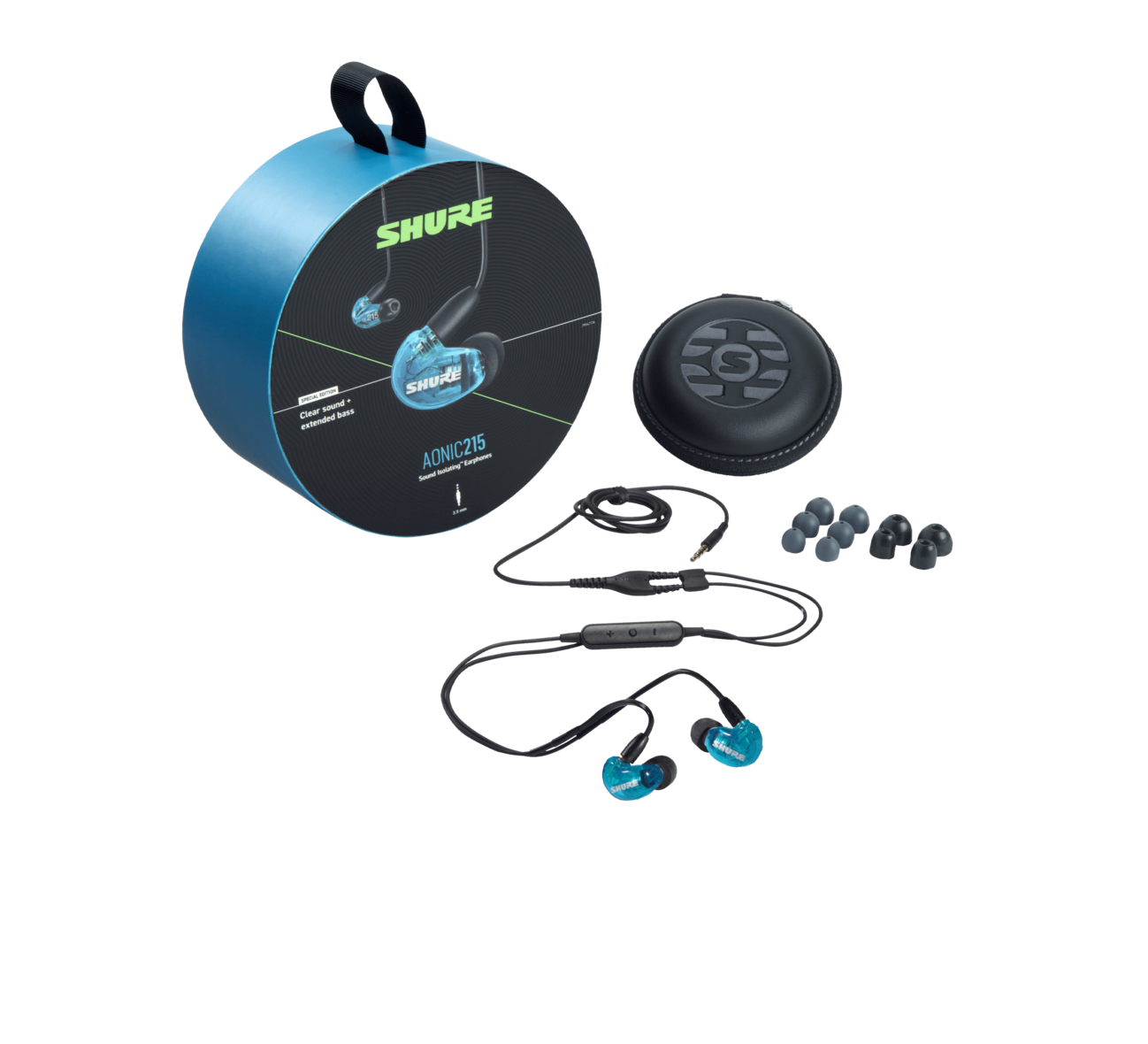Shure AONIC 215 Sound Isolating™ Earphones Blue