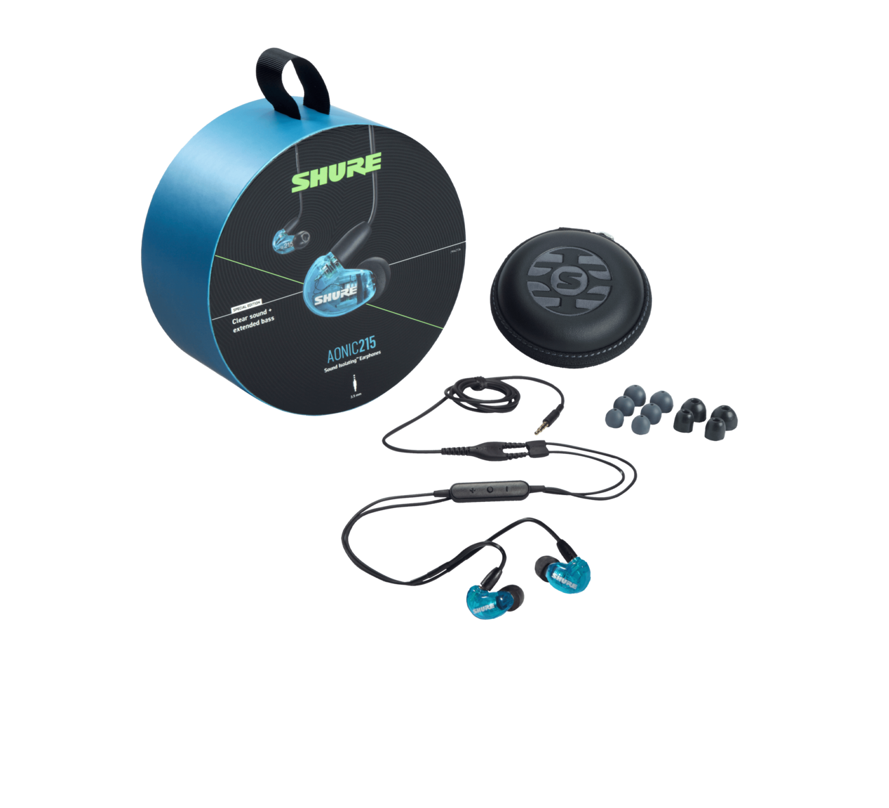 Shure AONIC 215 Sound Isolating™ Earphones - Blue