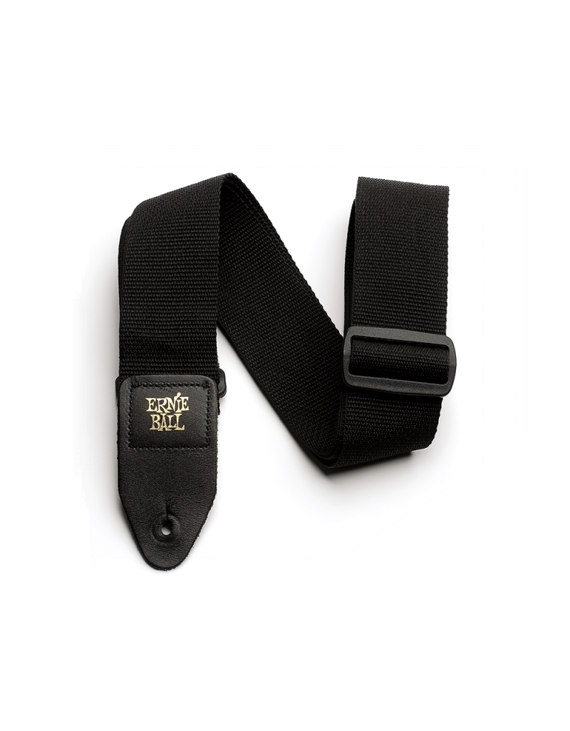 Ernie Ball P04037 Black Polypro Guitar Strap