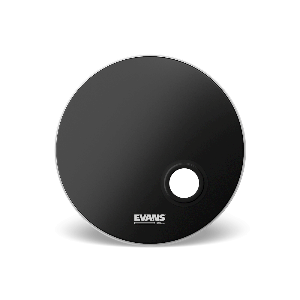 Evans 18" EMAD Resonant Black Bass Drum Head