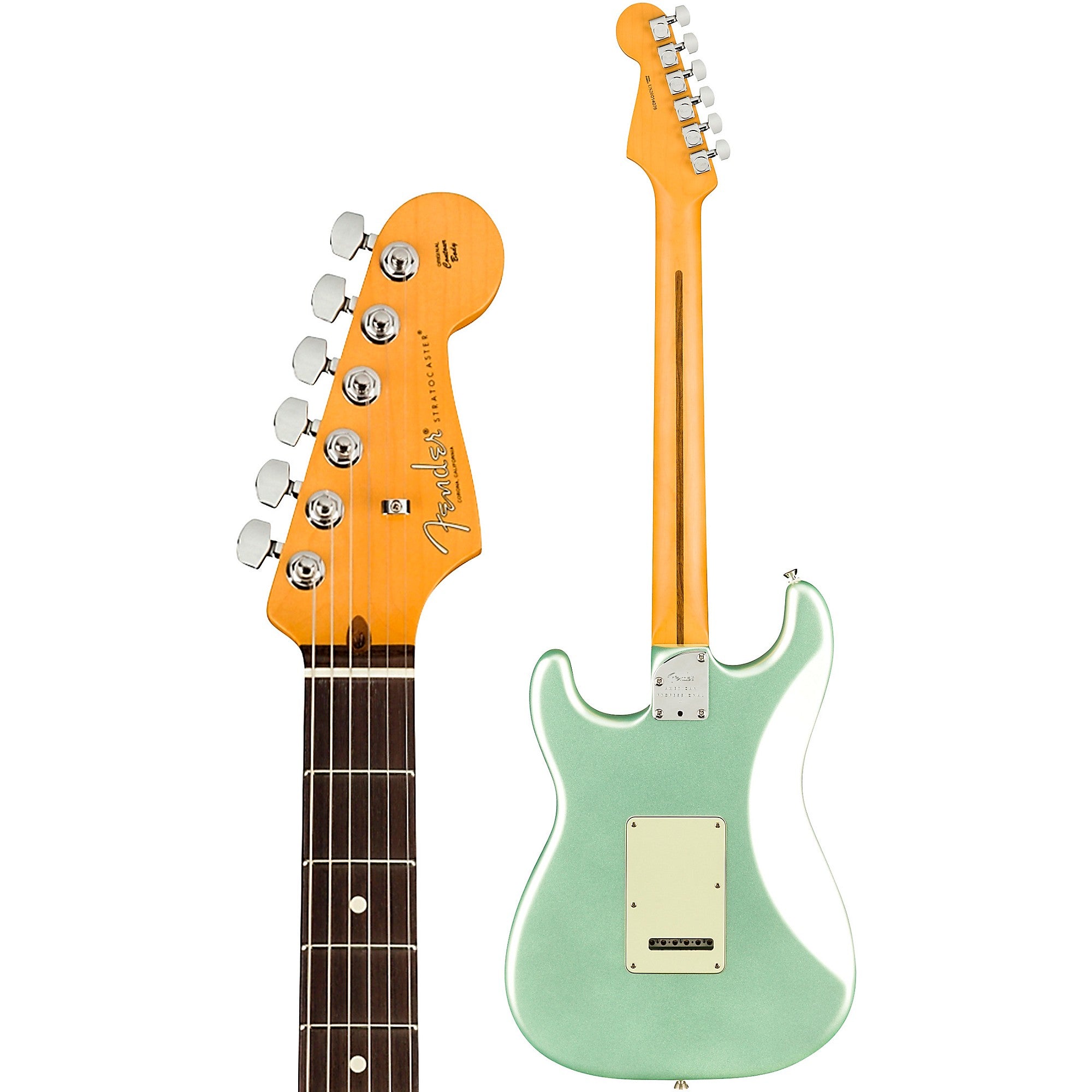 Fender American Professional II Stratocaster Rosewood Fingerboard Electric Guitar Mystic Surf Green