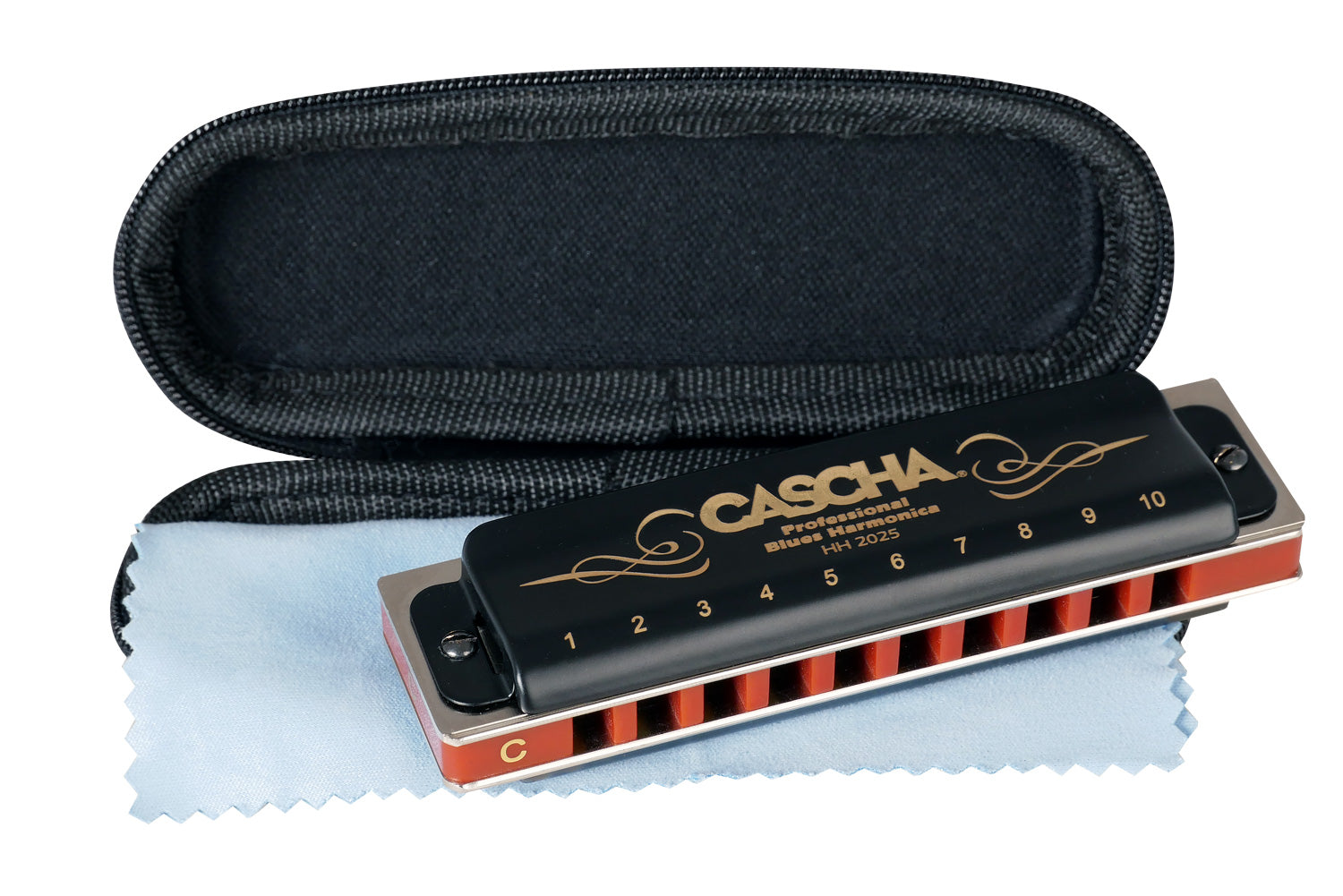 Cascha Professional Blues Harmonica in C Diatonic