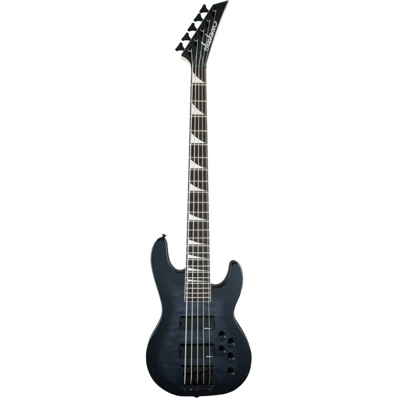 Jackson JS Series Concert Bass JS3vq 5-String Electric Bass Transparent Black