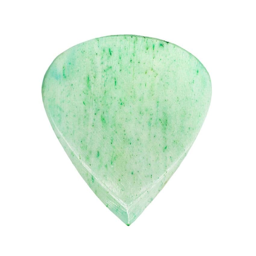 Jazzy Tones Green Buffalo Bone 1 Guitar Pick