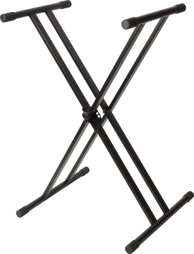 JamStands JS-502D Double Brace X-Style Keyboard Stand