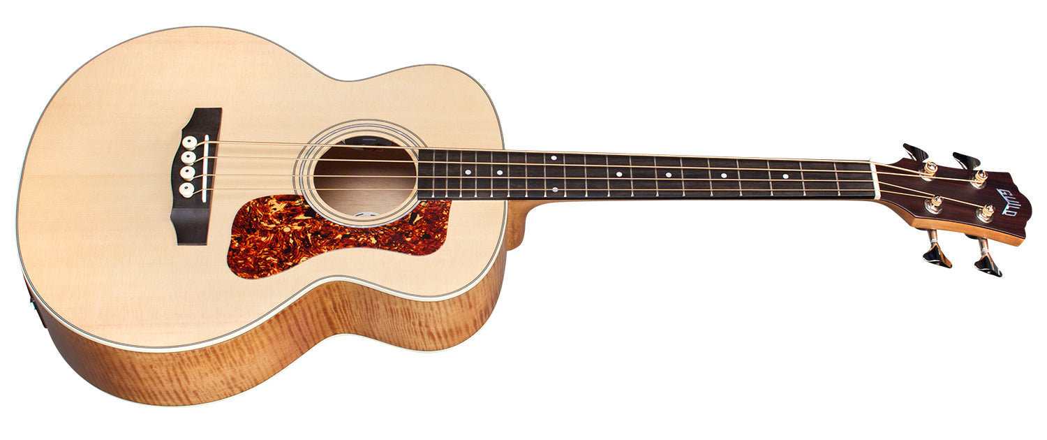 Guild Jumbo Junior Flamed Maple Acoustic Bass Guitar