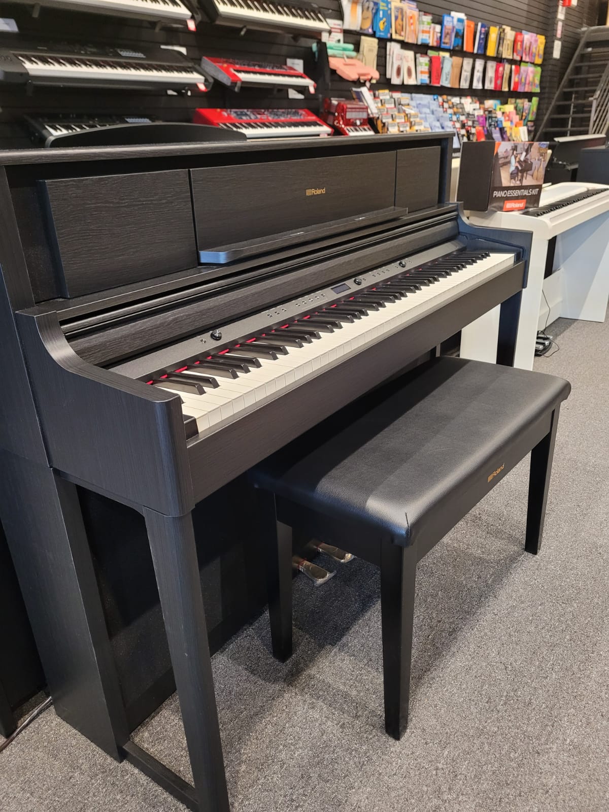 Roland LX705 88 Key Digital Piano - Charcoal Black