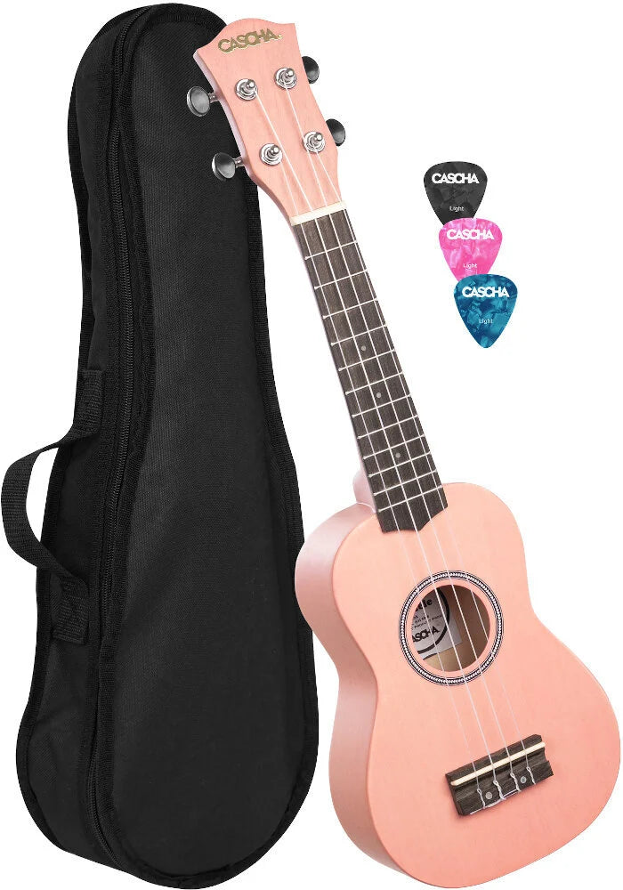 Pack de Ukulele Soprano Cascha - Varios Colores