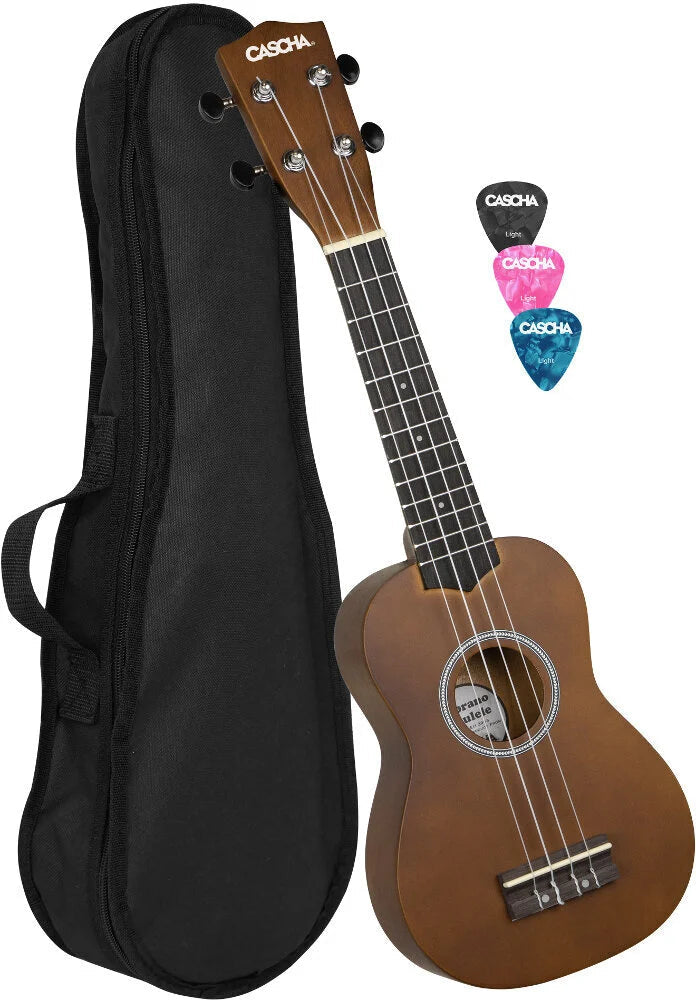 Pack de Ukulele Soprano Cascha - Varios Colores