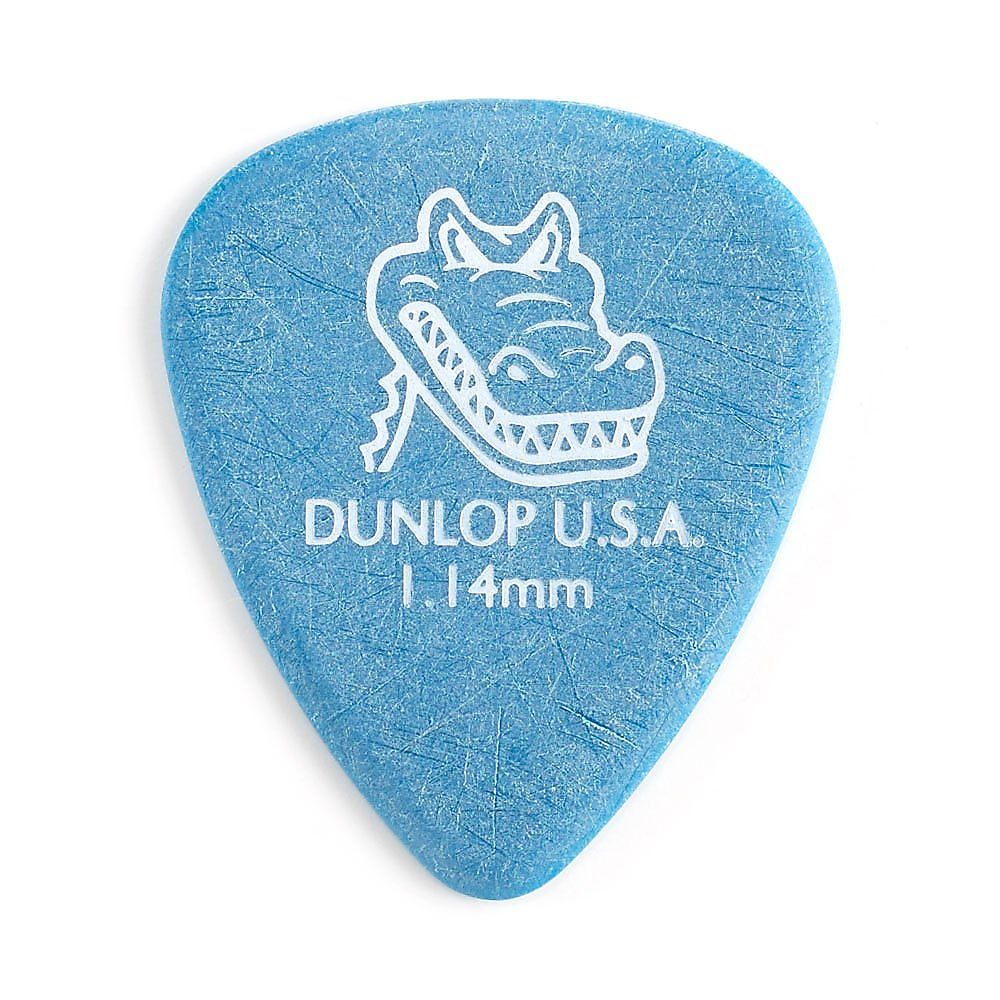 Dunlop 417P114 Gator Grip Guitar Pick 1.14mm Blue
