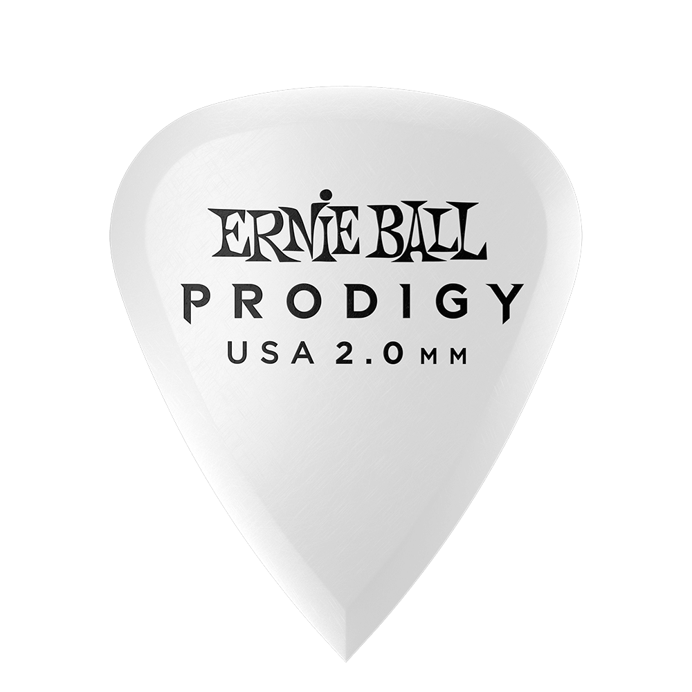 Ernie Ball Prodigy 2.0mm Delrin Guitar Picks Precision Tip - 6 Pack