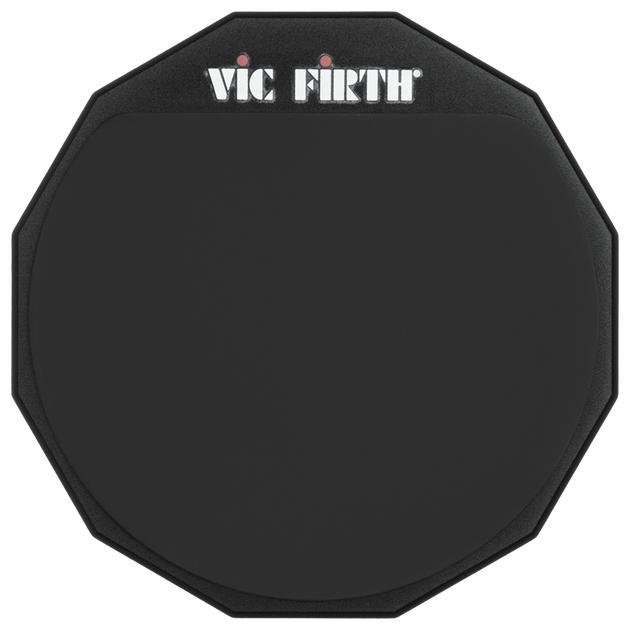 Vic Firth 12" Double-Surface Practice Pad w/ Soft Rubber / Hard Rubber Surface