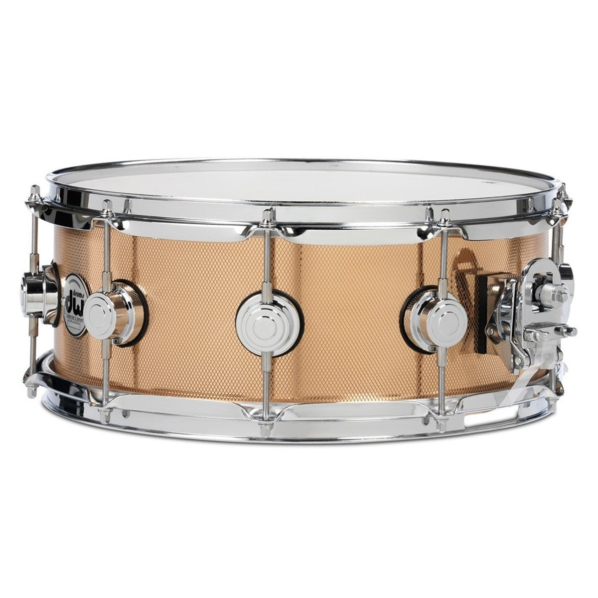 DW Collector's Series Knurled Bronze Snare - 5.5" x 14"