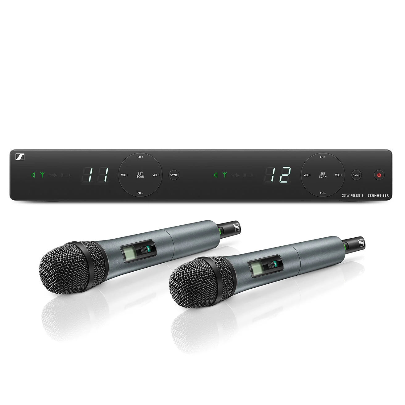 Sennheiser XSW 1-835 Dual Wireless Handheld Microphone System - A Range (548-572MHZ)