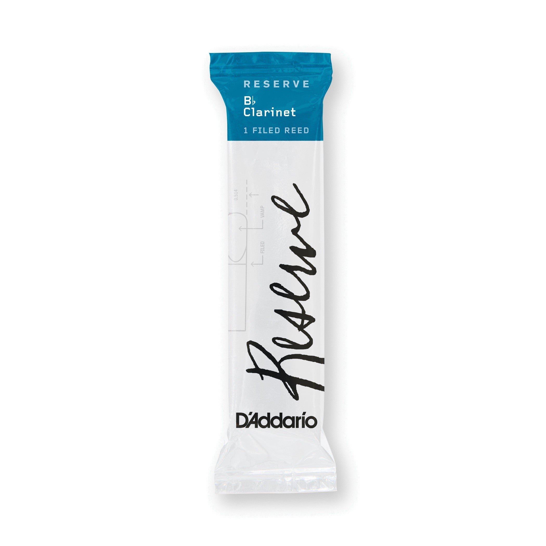 Daddario Reserve 2.5 Strength Clarinet Reed - Each