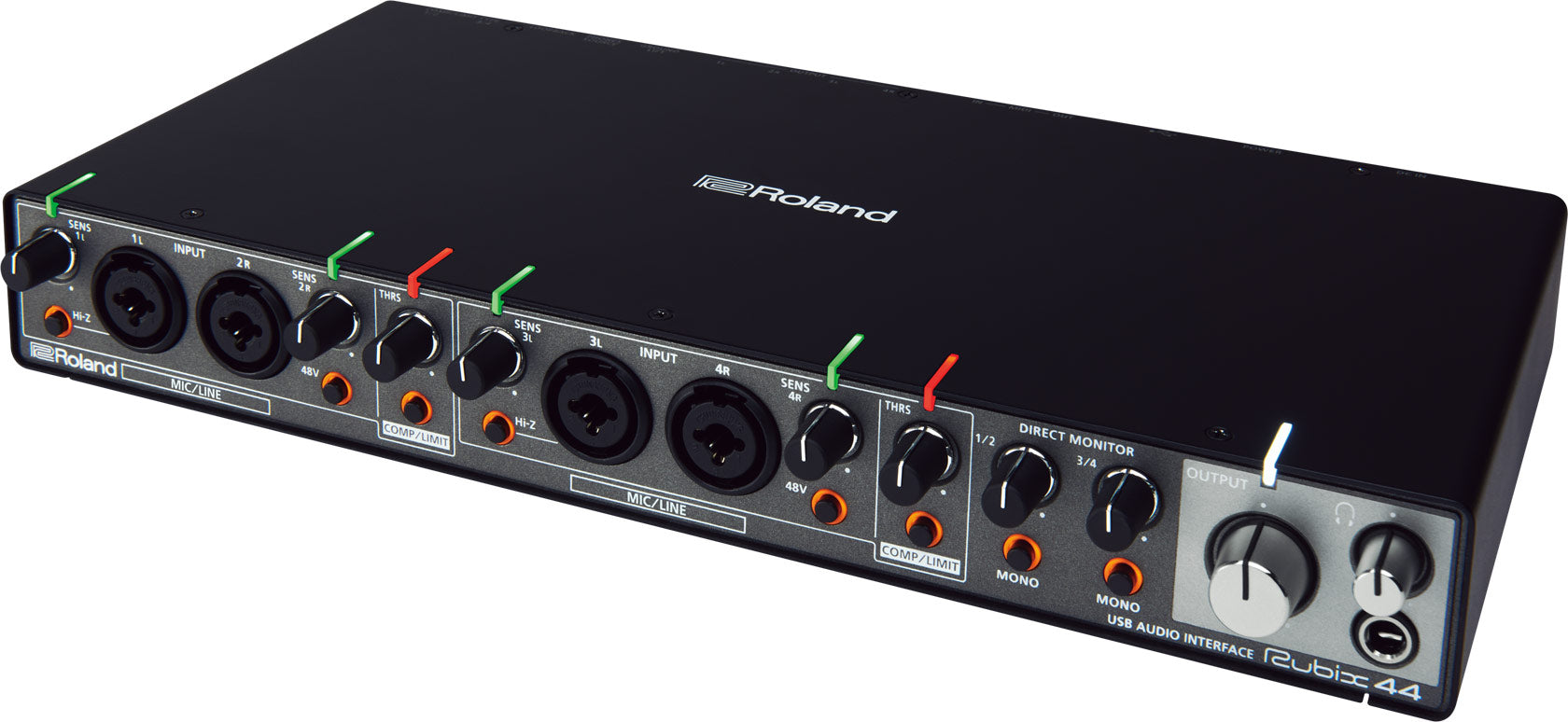 Roland Rubix 44 Class-Compliant 4-In/4-Out Usb Audio/Midi Interface