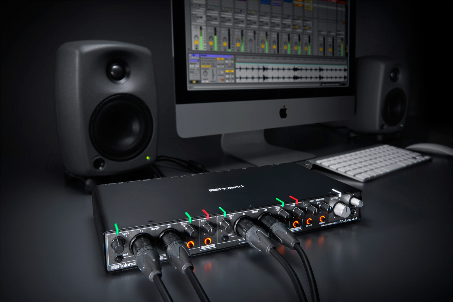 Roland Rubix 44 Class-Compliant 4-In/4-Out Usb Audio/Midi Interface