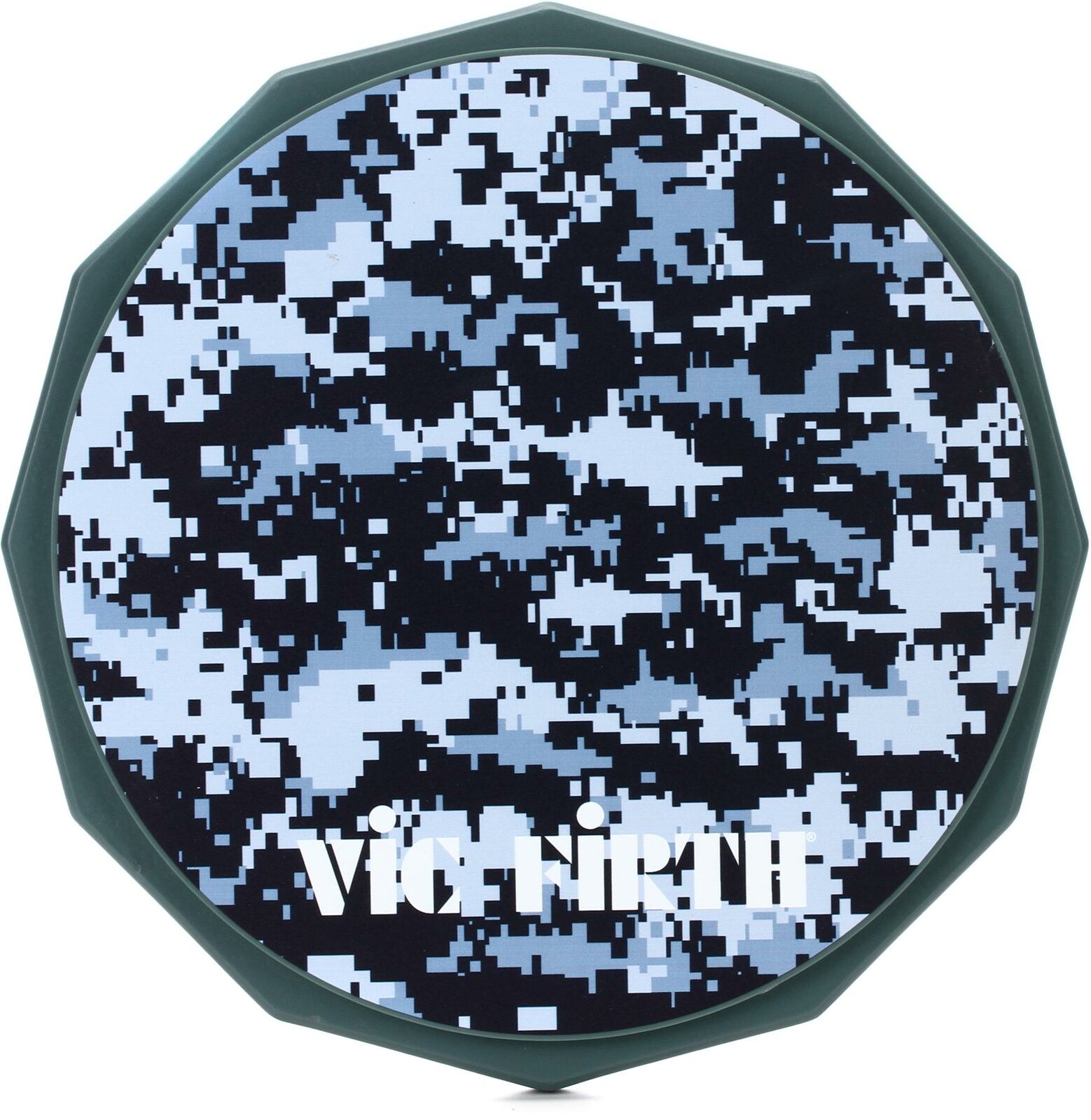 Vic Firth 12" Single Sided Practice Pad - Digital Camo