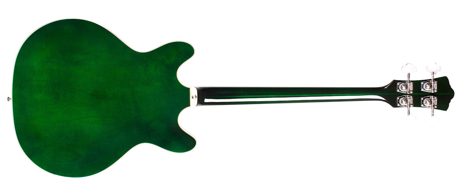 Guild Starfire Bass II 4 String Semi-Hollowbody Electric Bass - Emerald Green