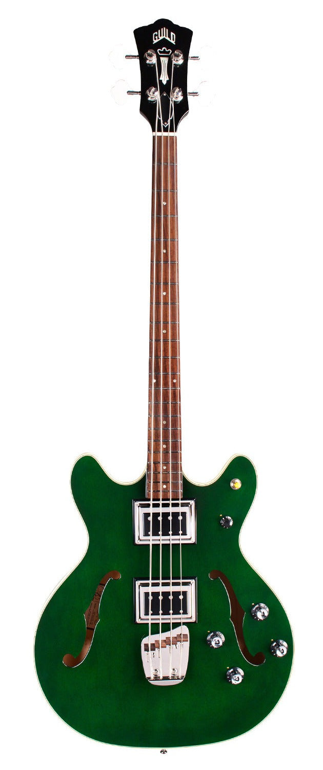 Guild Starfire Bass II 4 String Semi-Hollowbody Electric Bass - Emerald Green