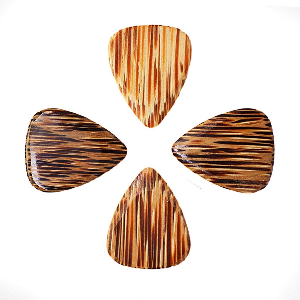 Timber Tones TIMT-COC-4 Coconut Palm pack with 4 picks