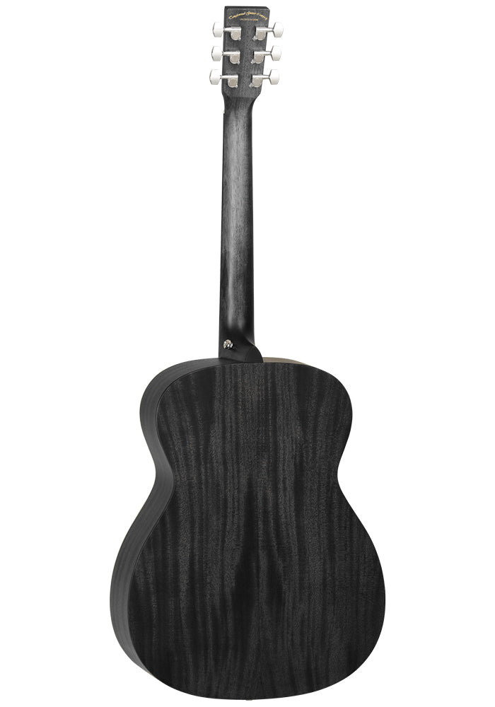 Tanglewood Blackbird Folk Acoustic Electric Guitar Smokstack Black Satin